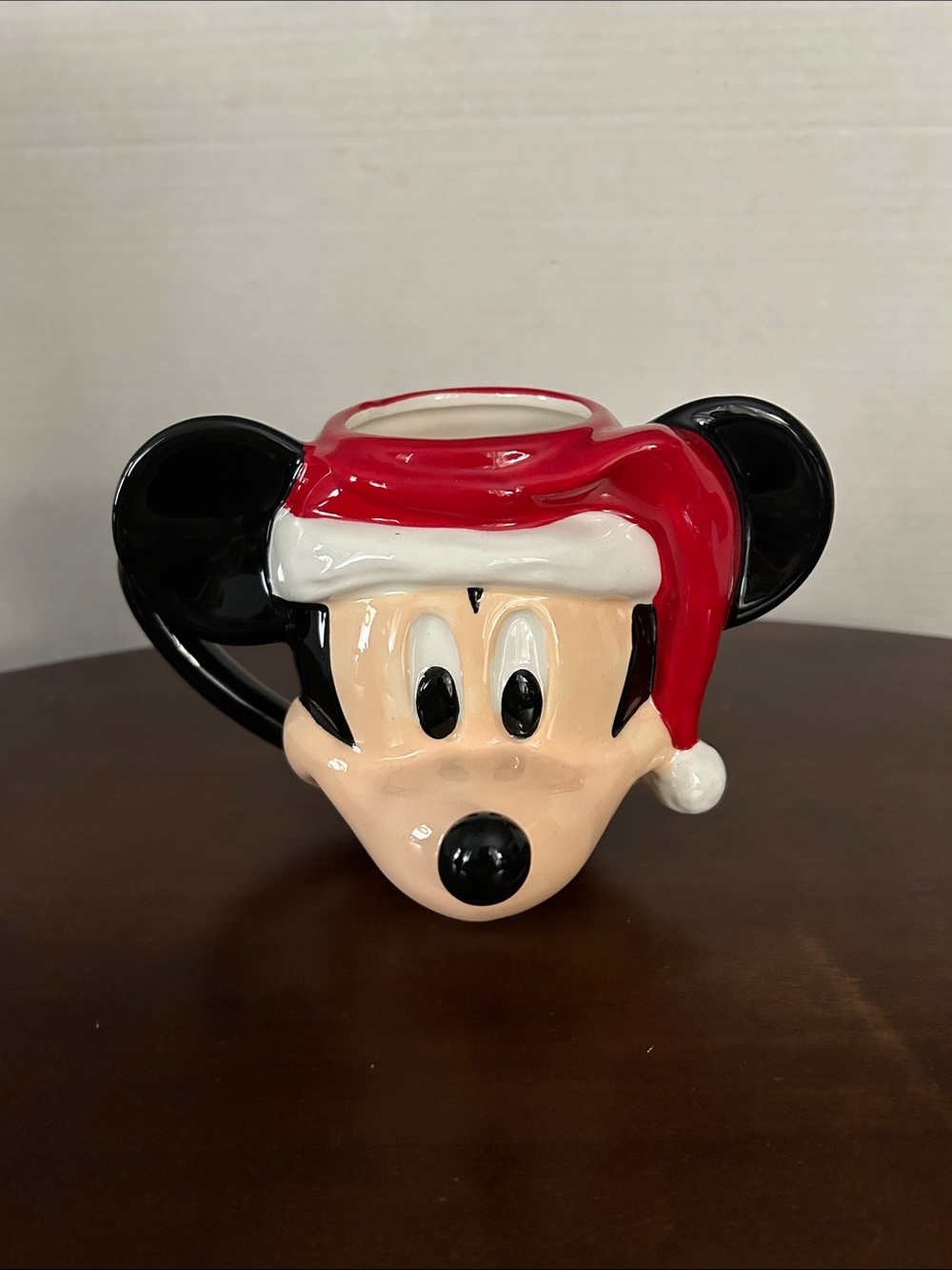 Disney Mickey Mouse Ceramic Mug in Red, Black and Cream